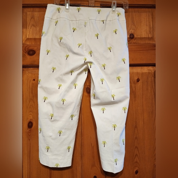 Lulu-B Palm Tree Capris, Size 10 - Picture 2 of 6